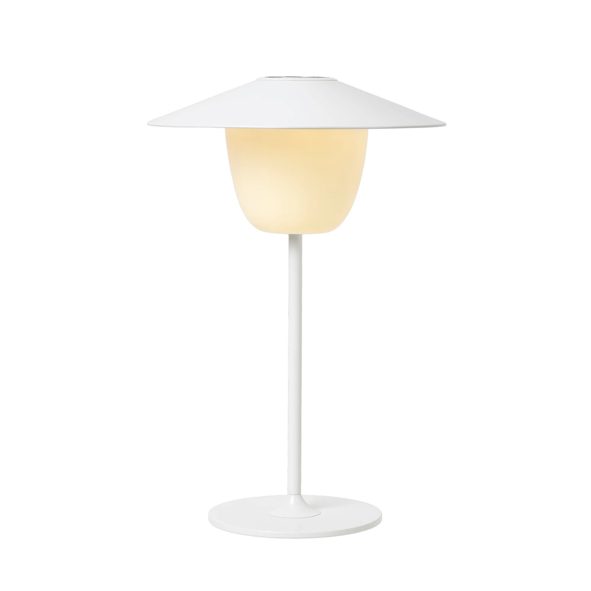 blomus LED Tischleuchte -ANI LAMP- Mobile LED-Tischleuchte: Designlampe - Innen und Außen, LED fest integriert, Warmweiß, Outdoor, IP44, 3000K, Wandelbar, Touch, Helligkeitsstufen, 16h Brenndauer