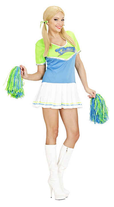 Das Kostümland Kostüm Cheerleader Kostüm für Damen Blau