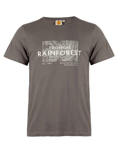 ROADSIGN australia T-Shirt Tropical (1, 1-tlg) lässiges Basic Essential aus Baumwolle, mit Print