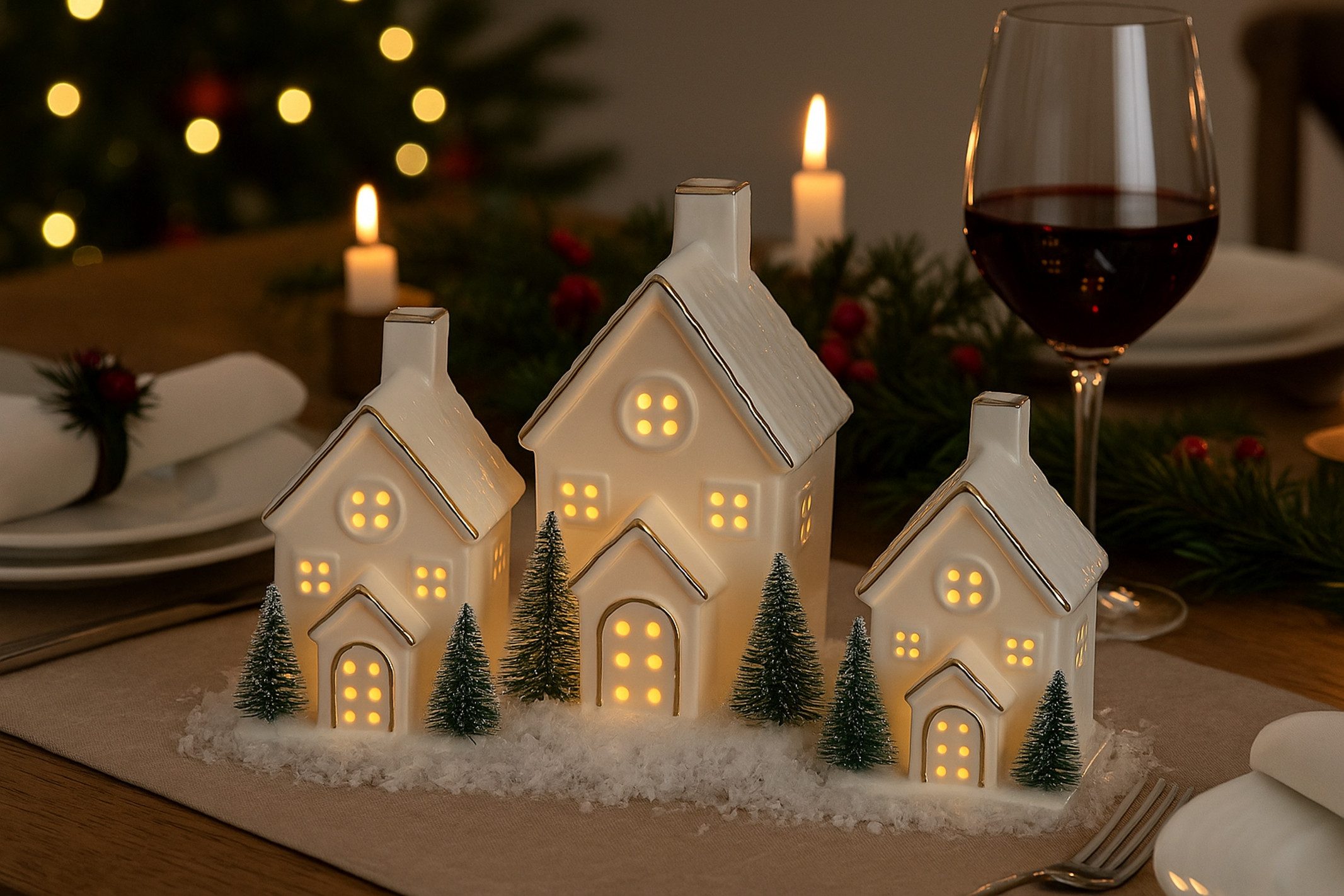 I.GE.A. LED-Dekofigur LED-Haus (1 St), Dekoobjekt günstig online kaufen