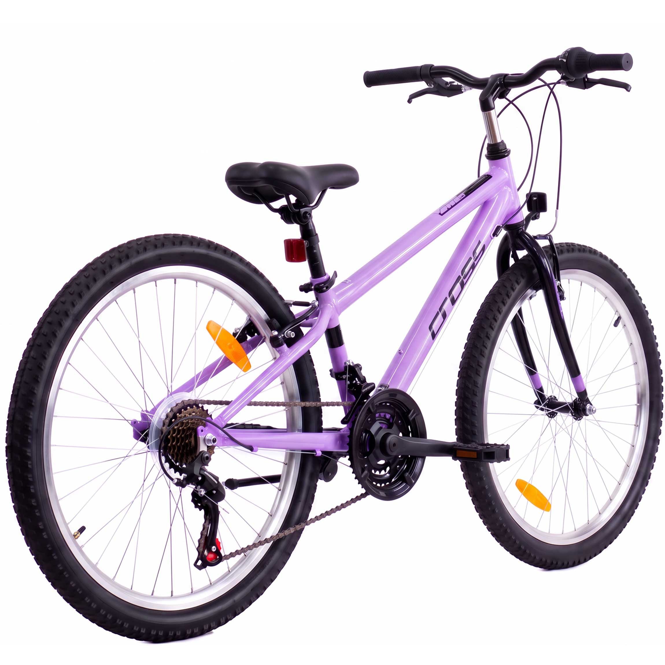 Airtracks Kinderfahrrad 24 MTB Mountainbike Jugend Kinder Fahrrad CROSS HARMONY 21xG Shimano, 21 Gang Shimano Tourney Schaltwerk, Kettenschaltung, Mountainbike Kinder Fahrrad 9 - 12 Jahre » KÖRPERGRÖSSE 125-145cm «