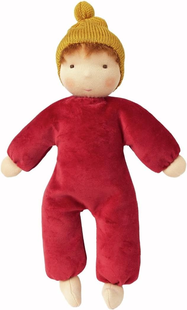 Käthe Kruse Babypuppe Waldorf Puppe Spielpuppe Dolly NANA Rot 35 cm neu