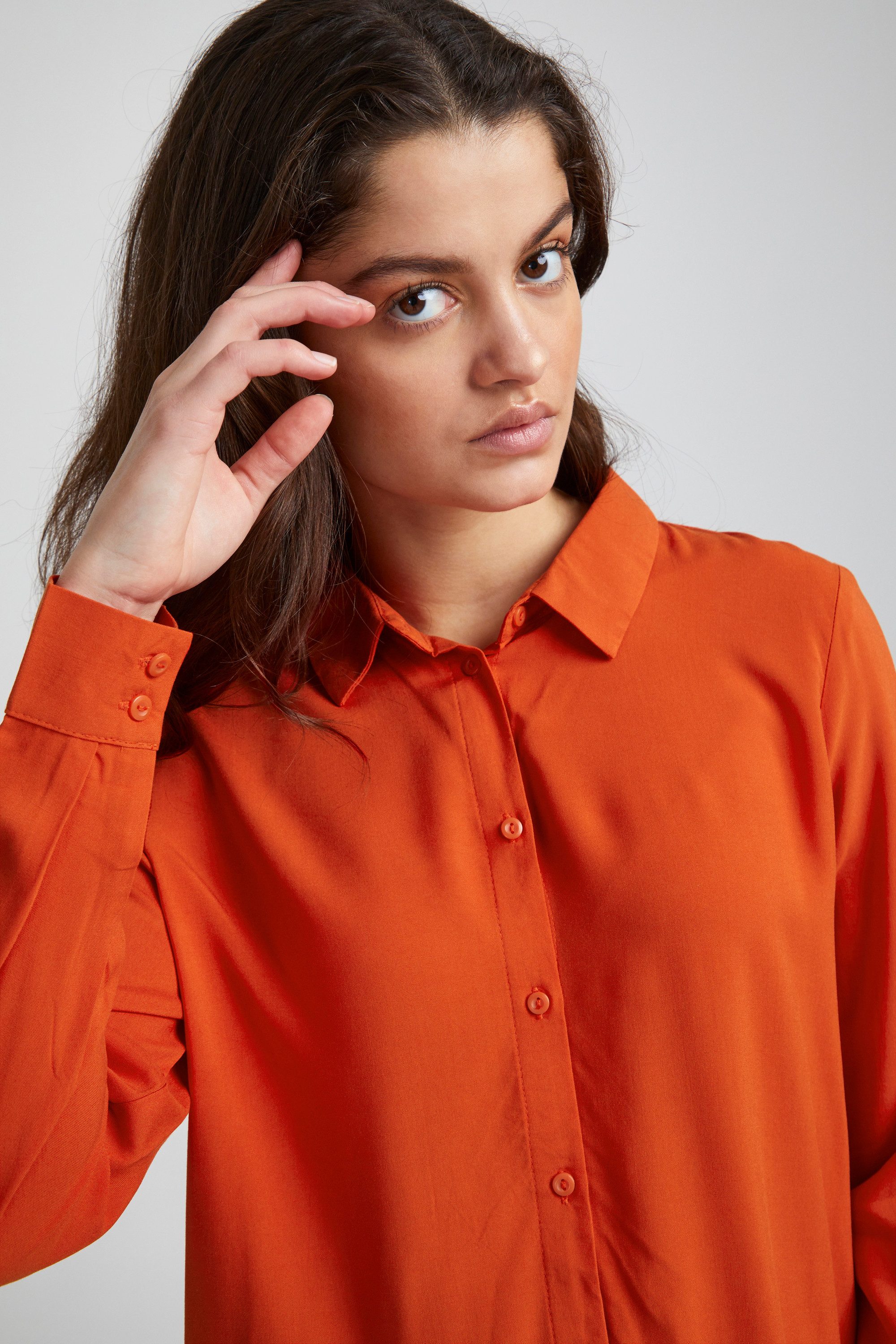 Ichi Langarmhemd IHMAIN SH2