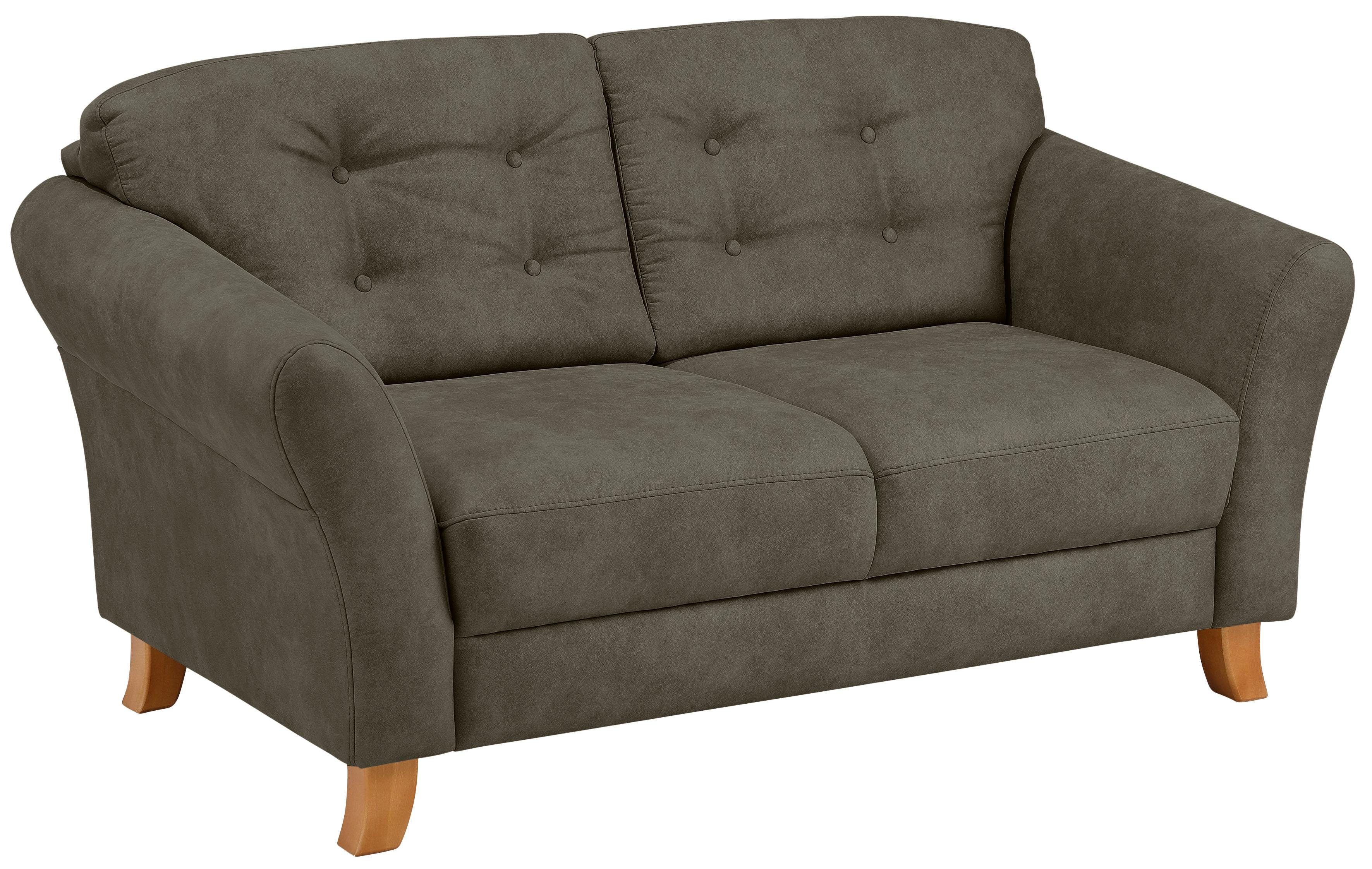 Home affaire 3-Sitzer "Trondheim" mit Federkern, Knopfheftung im Rücken günstig online kaufen