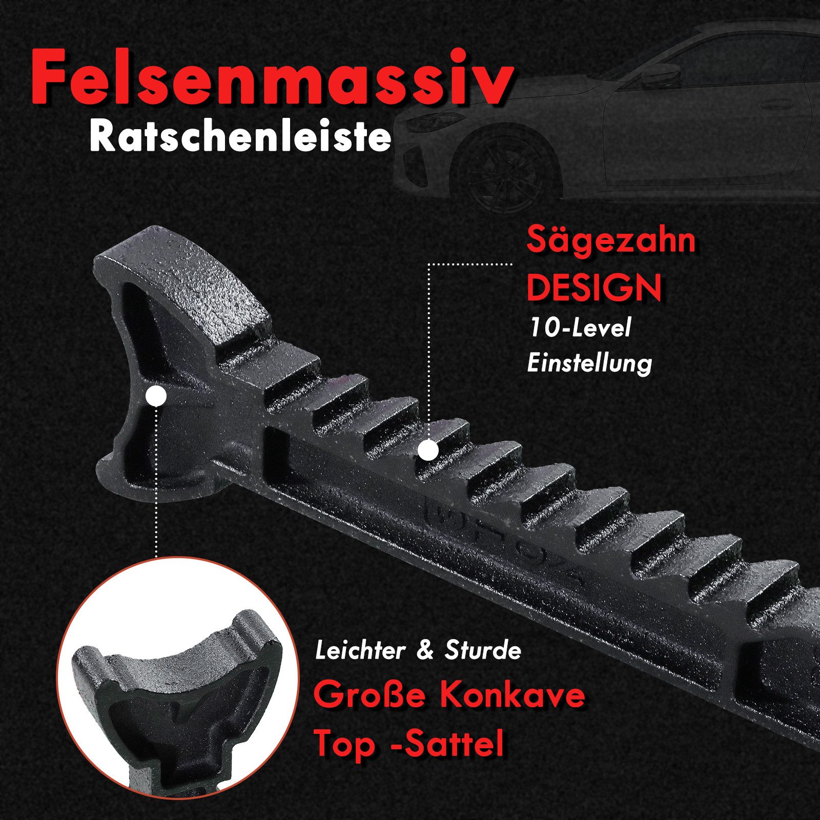 CCLIFE Wagenheber Unterstellbock 2tlg 3T Unterstellböcke Abstellbock Wagenheber KFZ