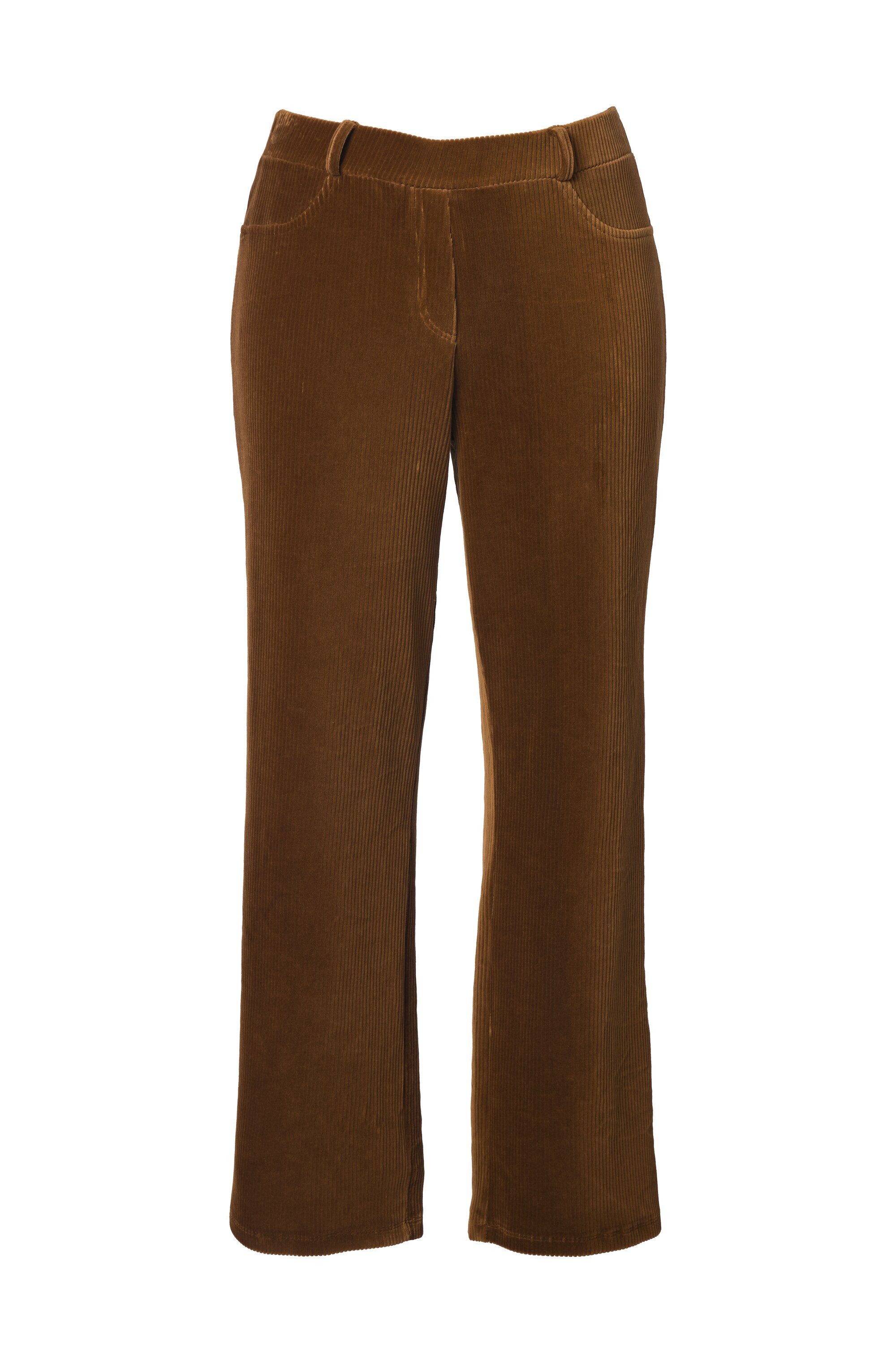 Ulla Popken Schlupfhose Cord-Schlupfhose Mary Elastikbund günstig online kaufen