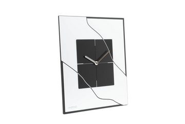 ONZENO Wanduhr THE FRAMED. 40x50.5x0.8 cm (handgefertigte Design-Uhr)