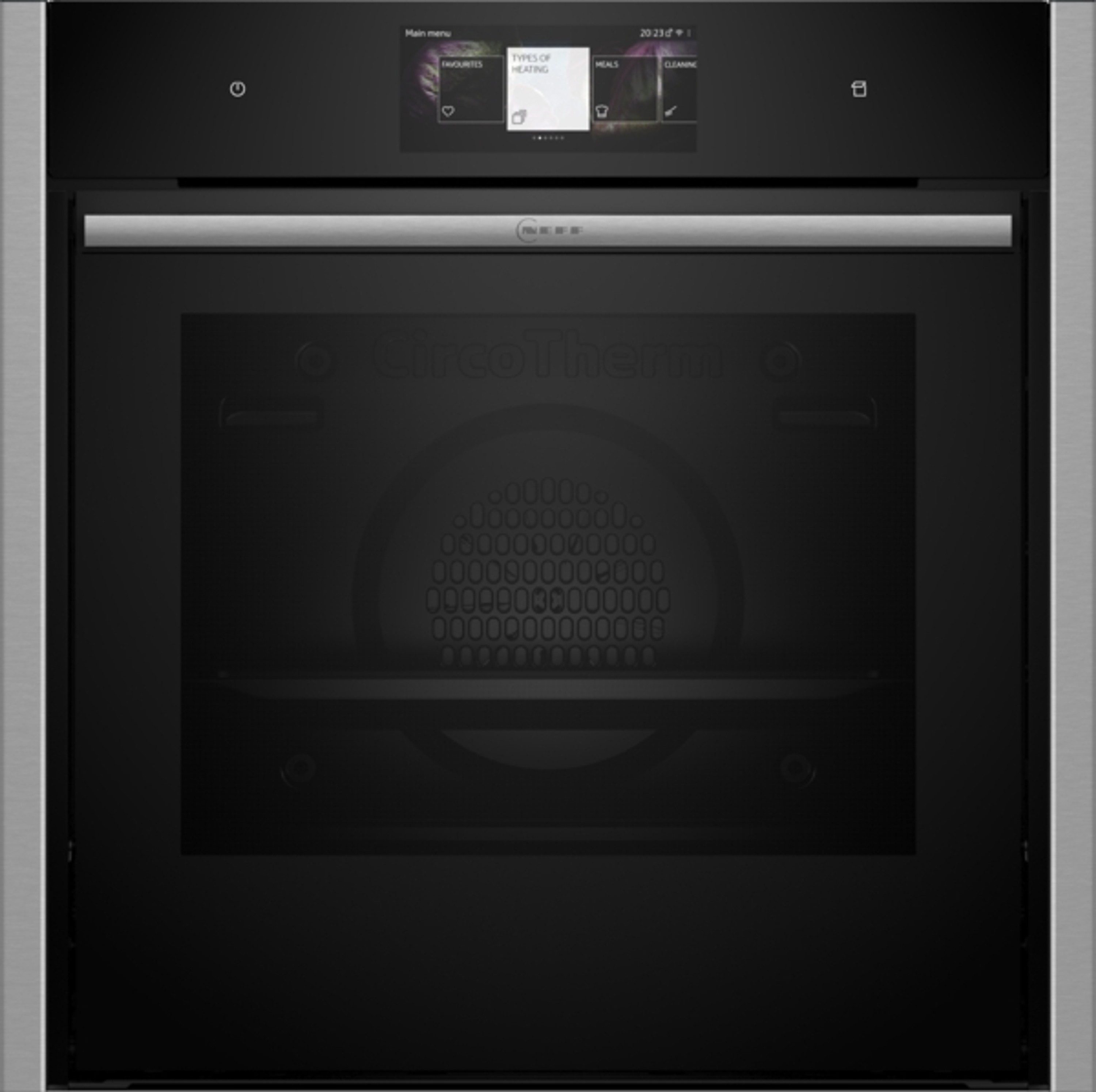 NEFF Dampfbackofen N 90 B64FT33N0, mit Auszug nachrüstbar, Bratenthermometer, 22 Beheizungsarten