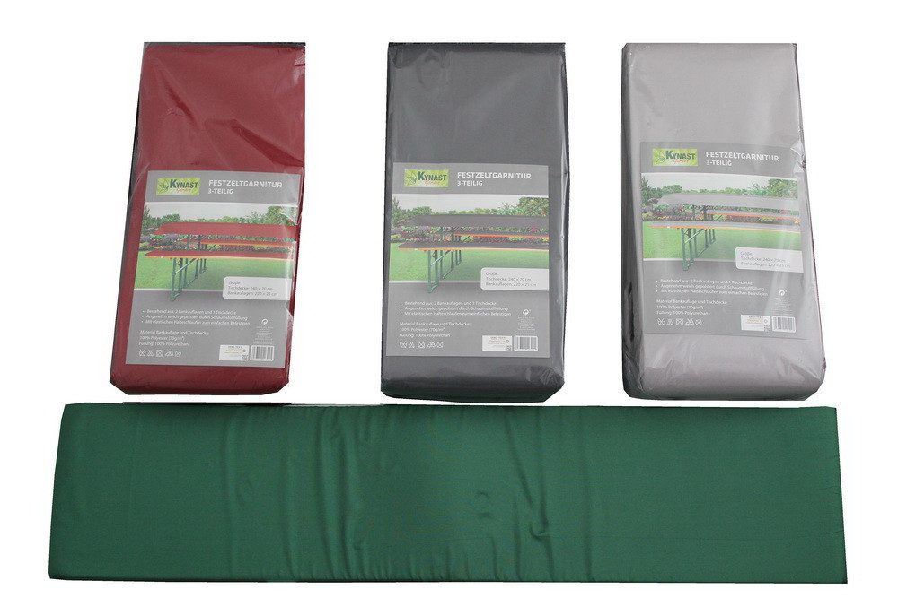 Kynast Garden Bierzeltgarnitur Festzeltgarnitur Bierbankauflage (200x25 günstig online kaufen