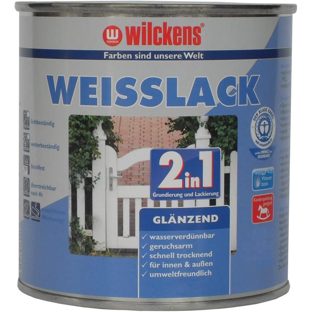 Wilckens Farben Weißlack, glänzend, 750 ml