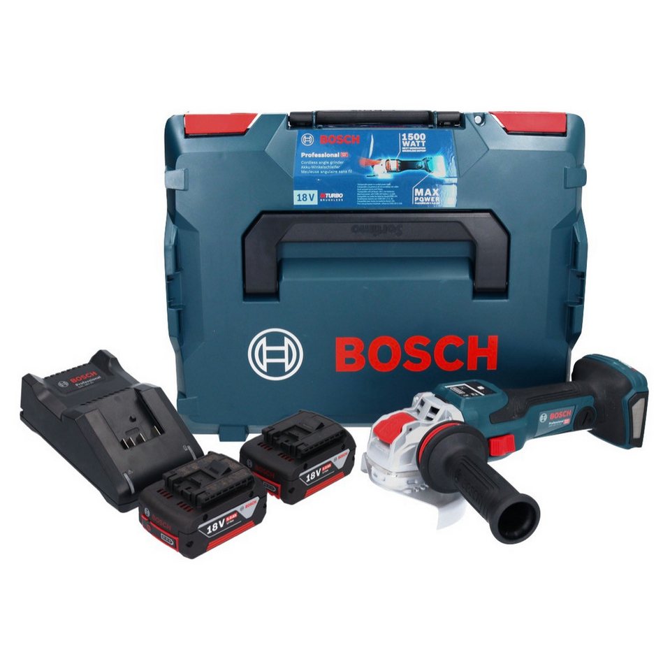 Thumbnail - Bosch Professional Winkelschleifer GWX 18V-15 SC Professional Akku Winkelschleifer 18 V 125 mm BITURBO X