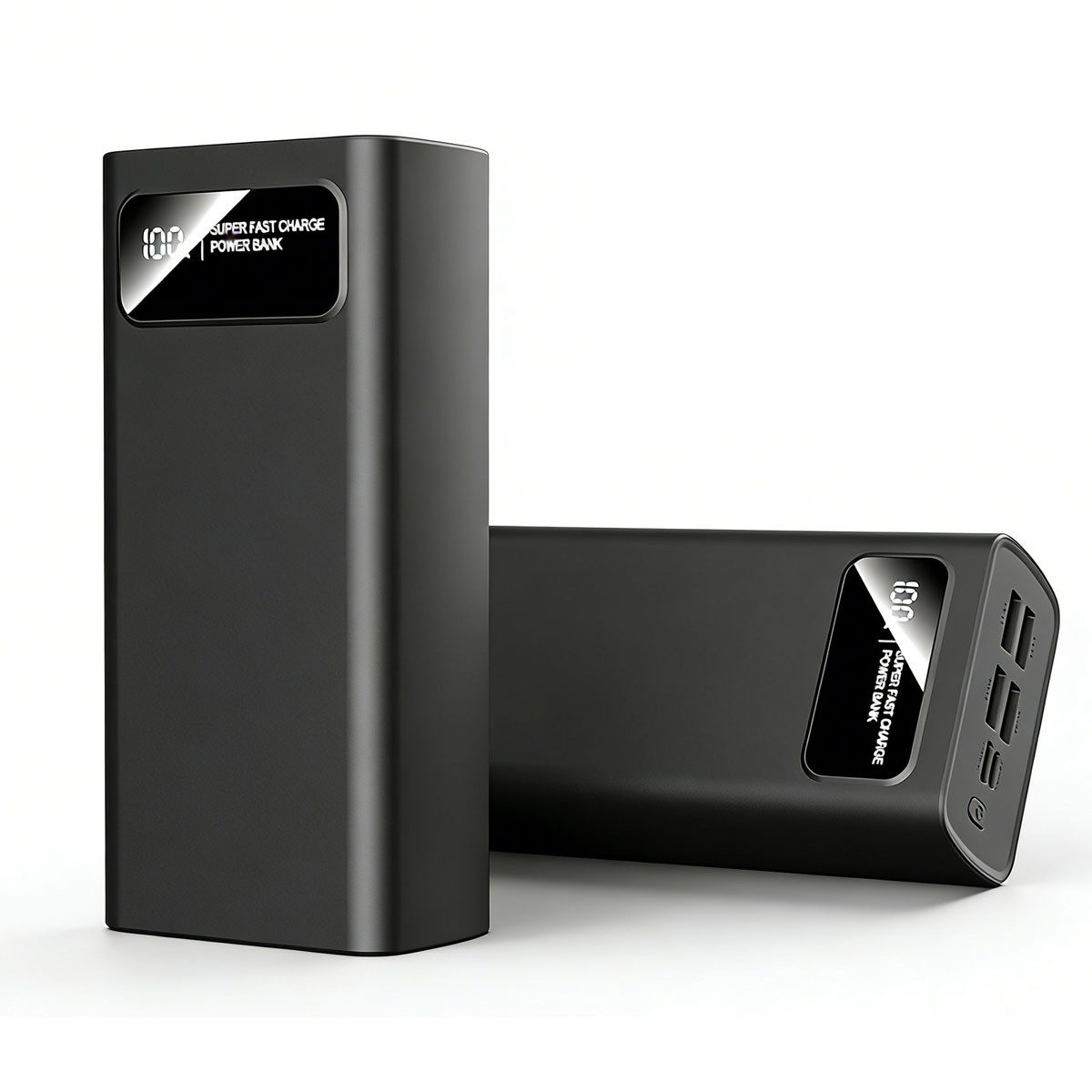 Pdgrid 30000mAh große Kapazität Powerbank mit 22,5W PD Schnellladung Powerbank 30000 mAh, USB-C/Micro Eingang;  LED-Digitalanzeige