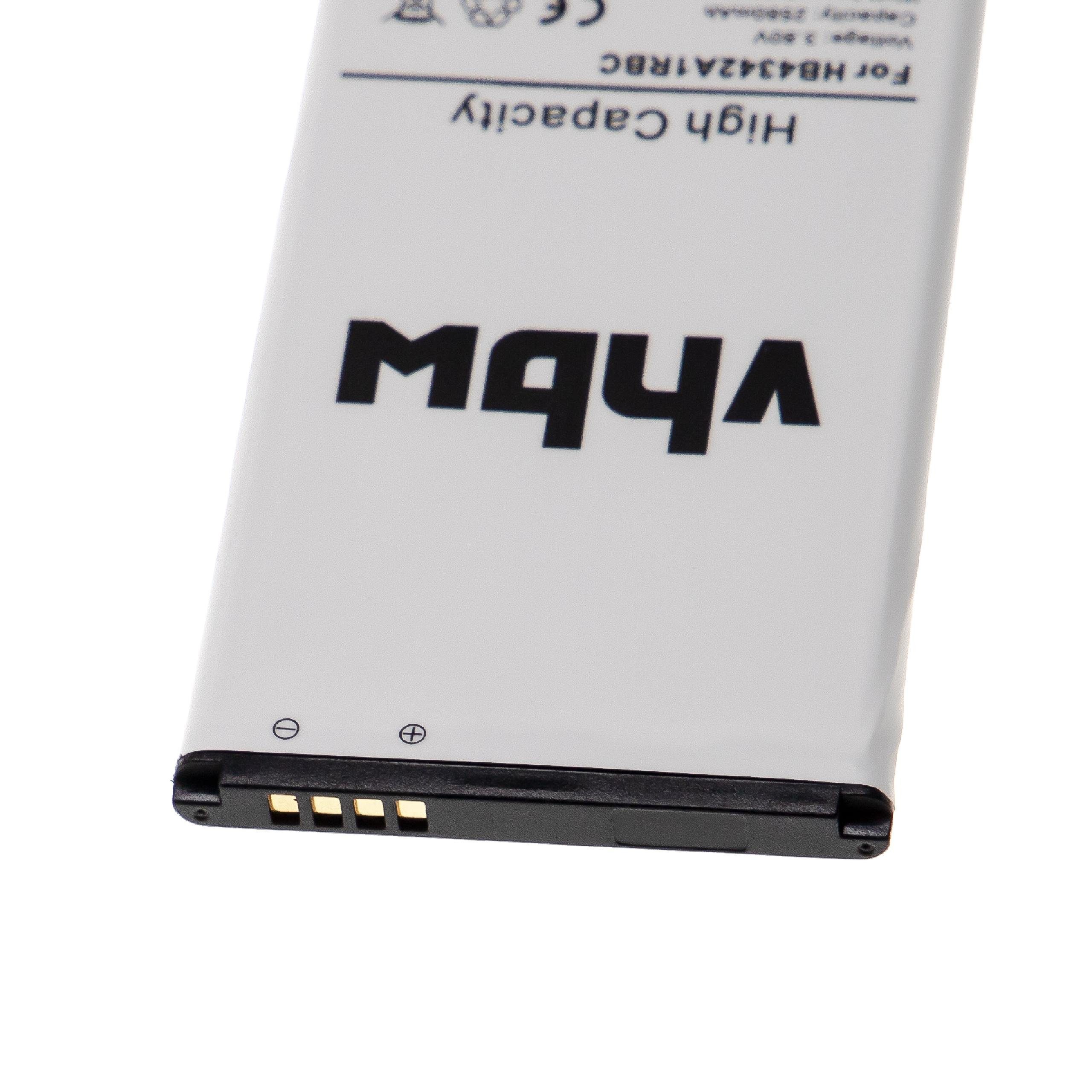 V) Huawei vhbw 4 Sim, A mit Smartphone-Akku kompatibel Honor Dual 4A Li-Polymer 2580 mAh (3,8