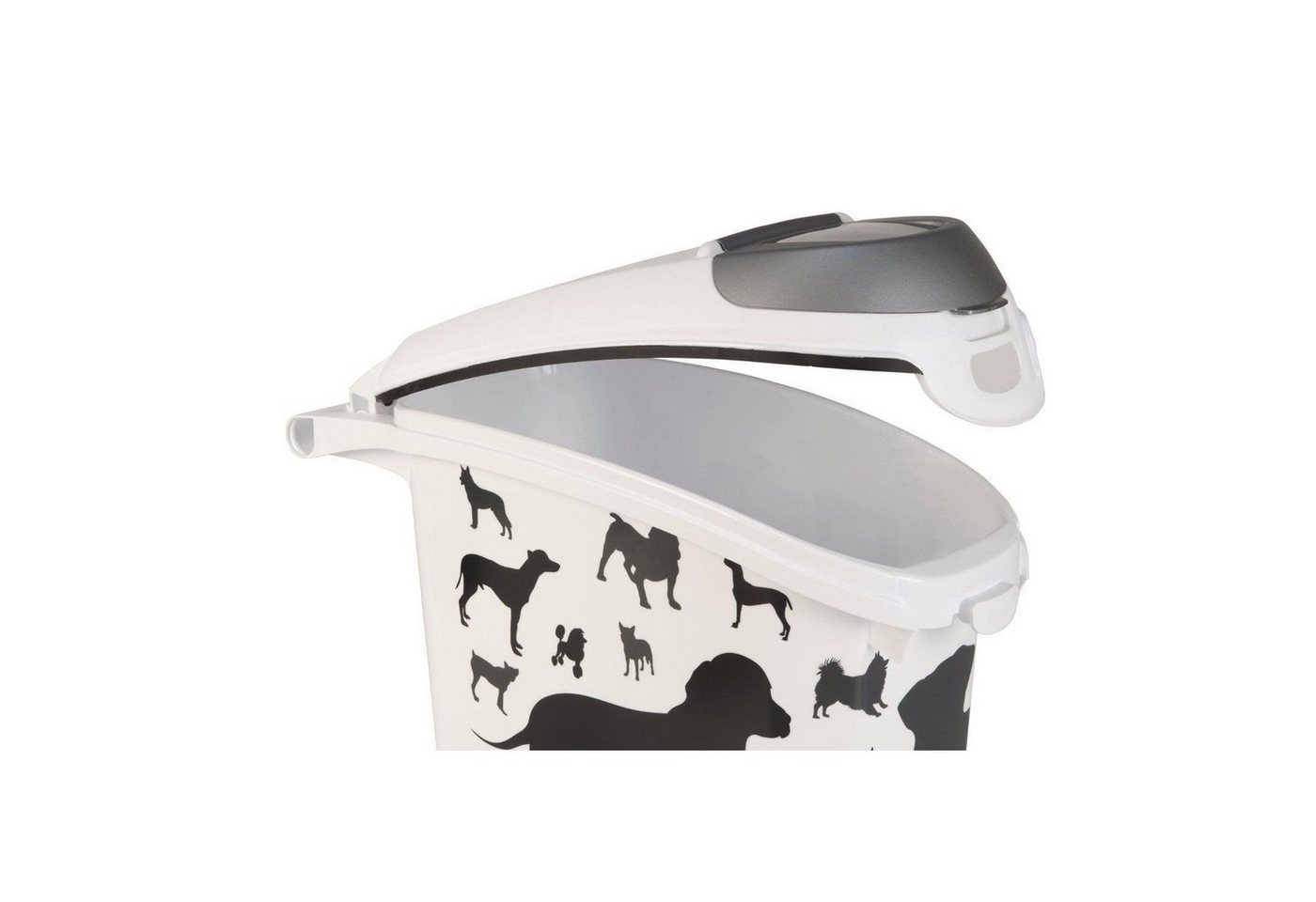 Thumbnail - Curver Futterbehälter 210341, Futterbehälter Petlife Hunde Schwarz 10kg 23L