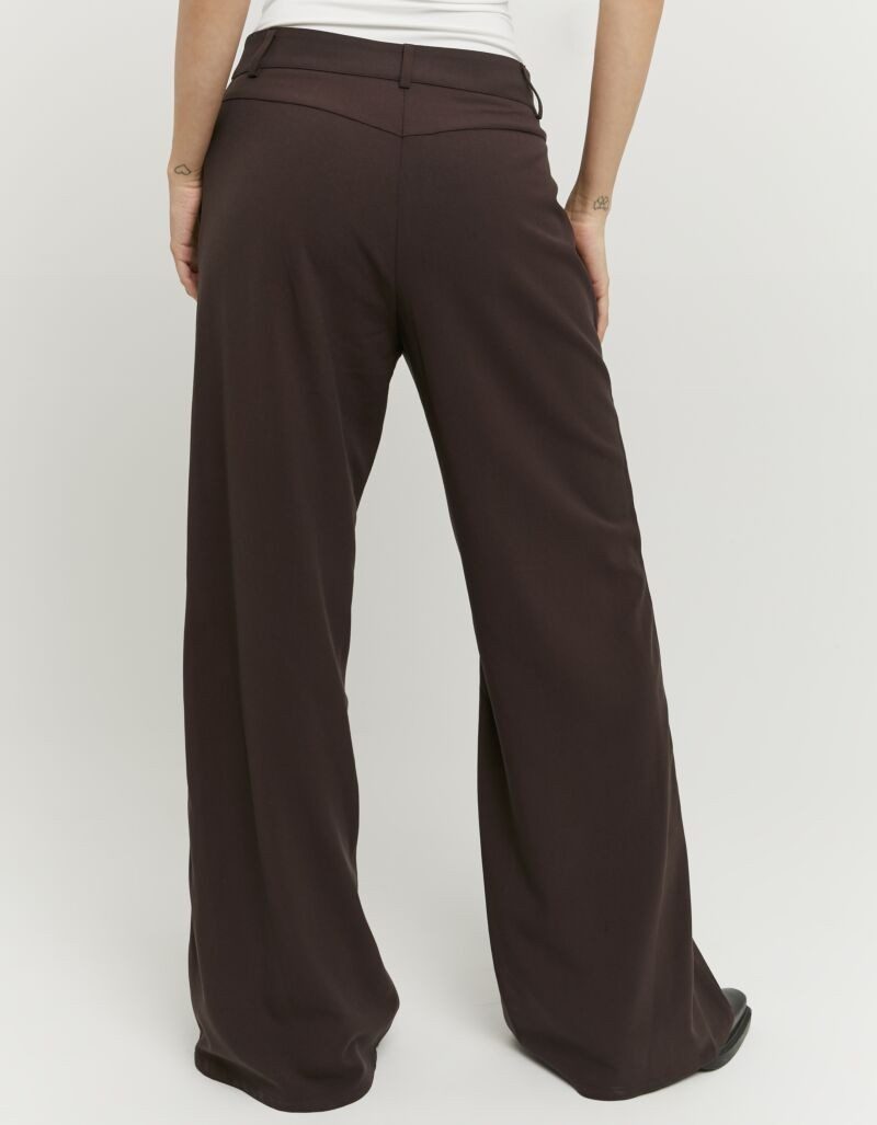 Tally Weijl 5-Pocket-Hose SPAPETOLLA bequem mit Viskose-Anteil, weitem Beinverlauf und mittlerer Leibhöhe