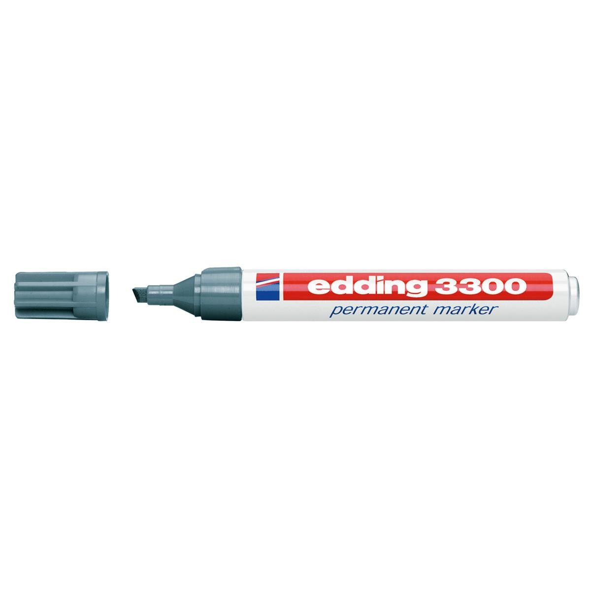 Permanentmarker edding Permanentmarker 3300 4-3300012 1-5mm Keil grau