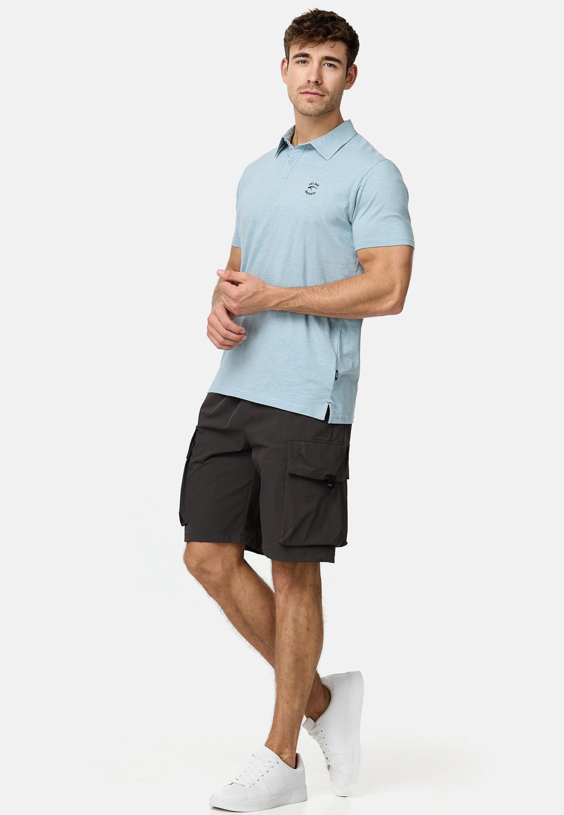 Indicode Poloshirt Herren INEddard Polo Shirt Herrenshirt Poloshirt aus 100% Baumwolle