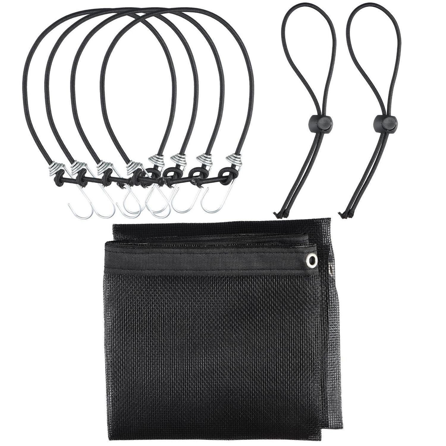 LuxusKollektion Tierabsperrgitter Hundenetz Auto Schwarz 115x62cm