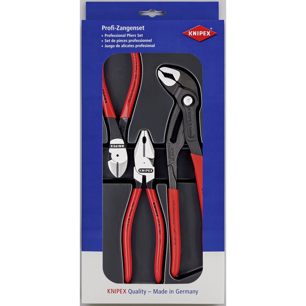 Thumbnail - Knipex Zangenset Knipex 00 20 10 Werkstatt Zangen-Set 3teilig