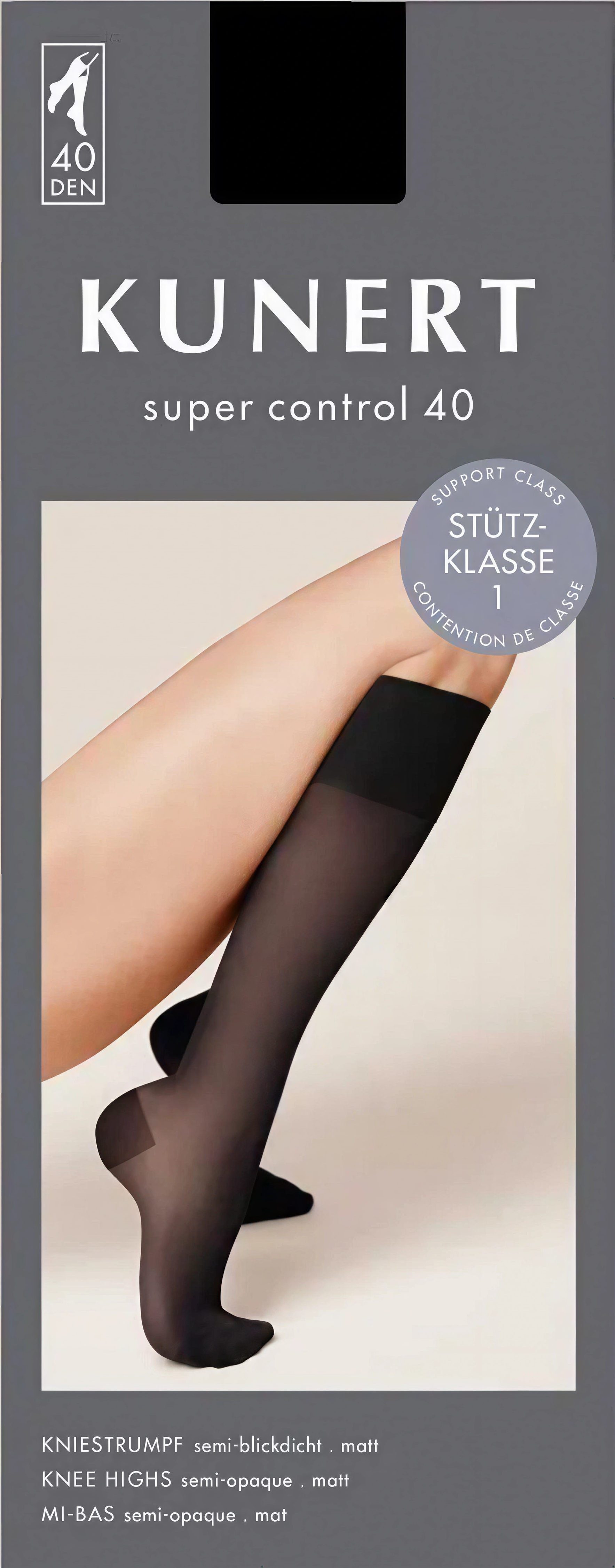 Stützkniestrümpfe Damen Super Control