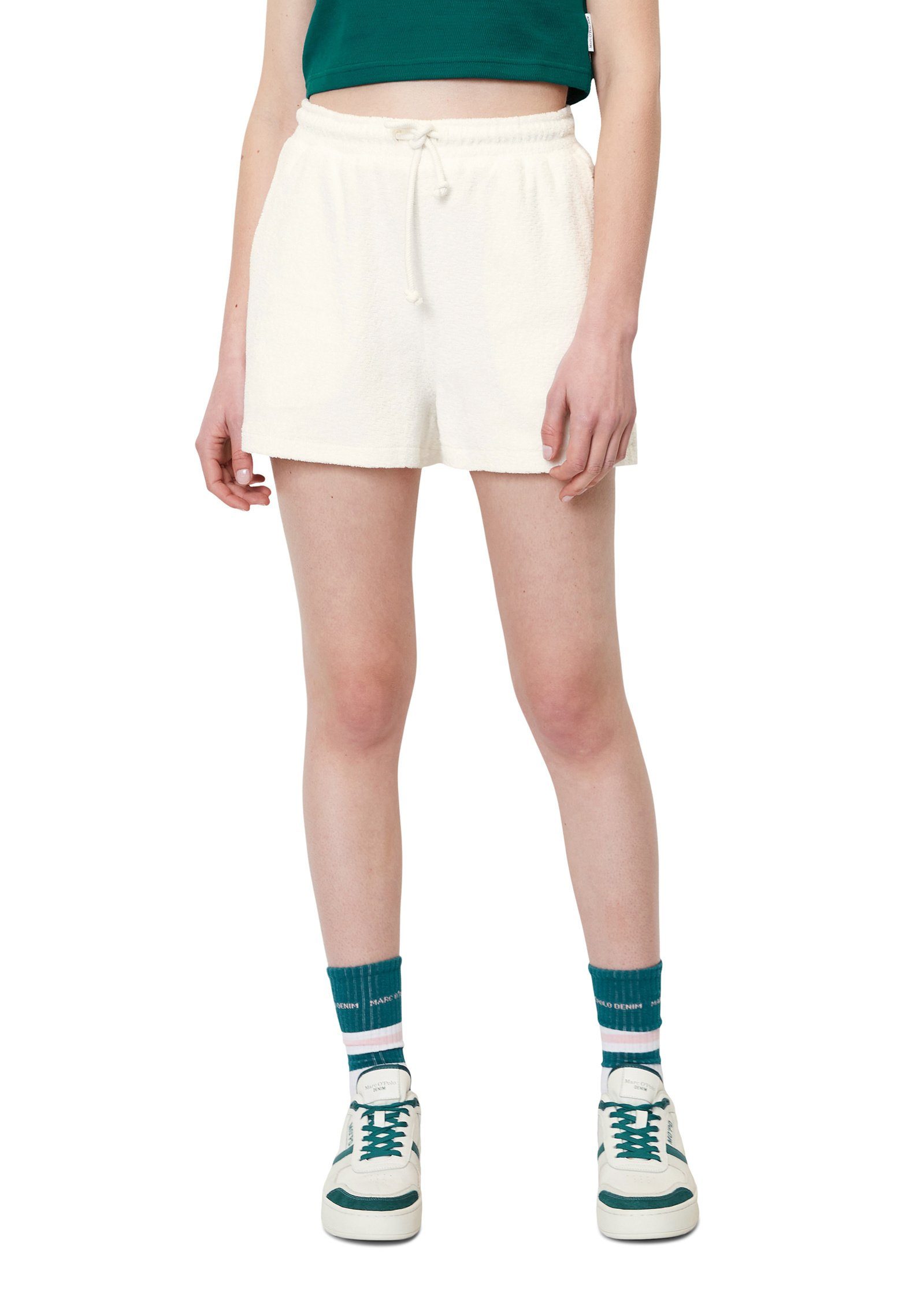 Marc O'Polo DENIM Shorts aus Organic Cotton weiß | Shorts