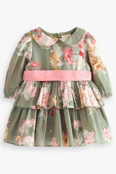 LAURA ASHLEY Partykleid Laura Ashley Rosemore gestuftes Kleid (1-tlg)