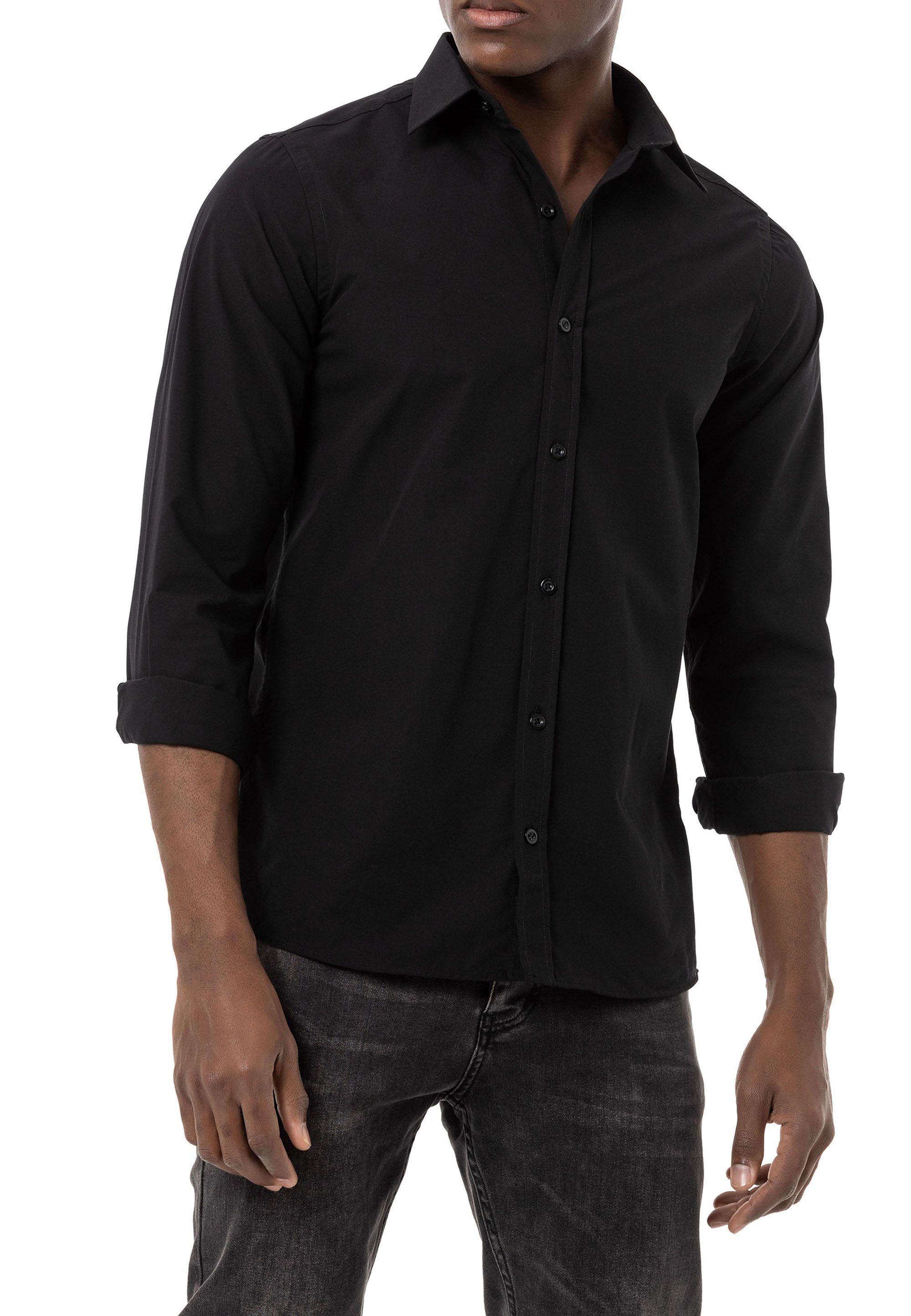RedBridge Langarmhemd Basic-Line Modern Fit Hemd günstig online kaufen