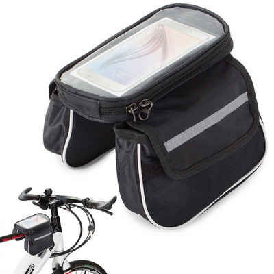 TSB Werk Fahrradtasche Fahrradtasche Rahmentasche Oberrohrtasche, Lenkertasche, Handy, Fahrrad, Tasche