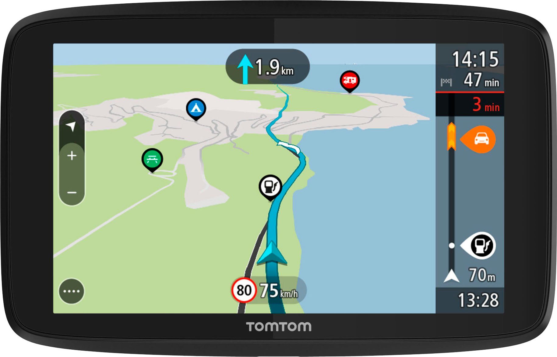 TomTom GO CAMPER Tour PKW-Navigationsgerät (Europa (48 Länder), Karten-Updates)