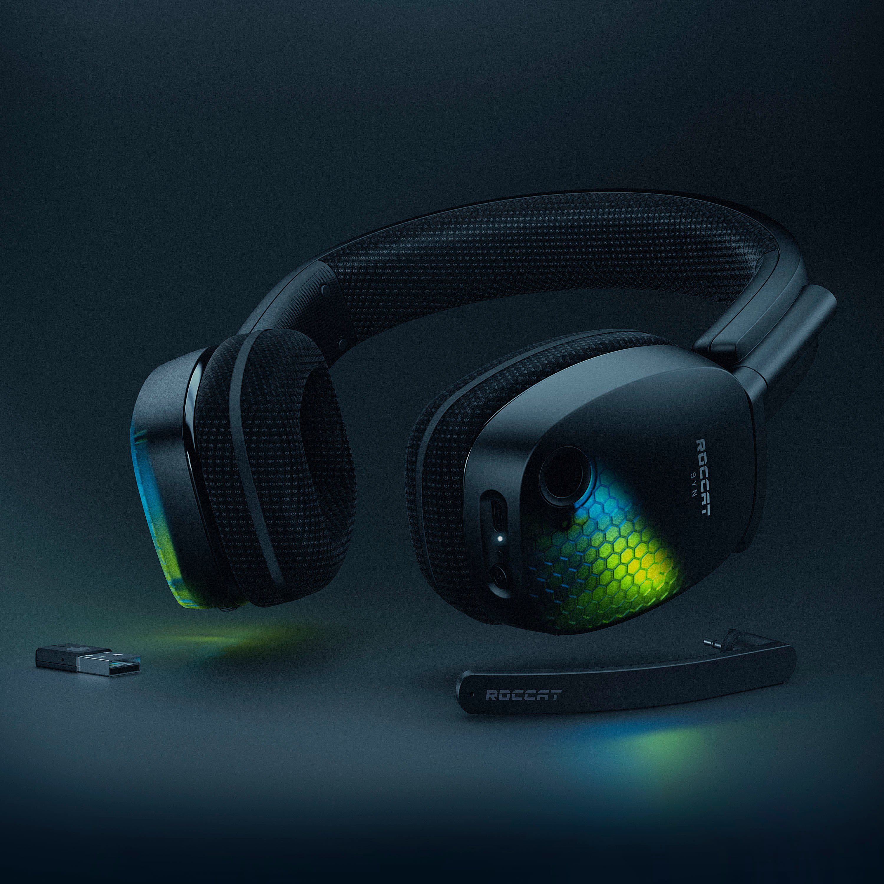 (WiFi) SYN WLAN Gaming-Headset (Noise-Cancelling, Air ROCCAT Pro