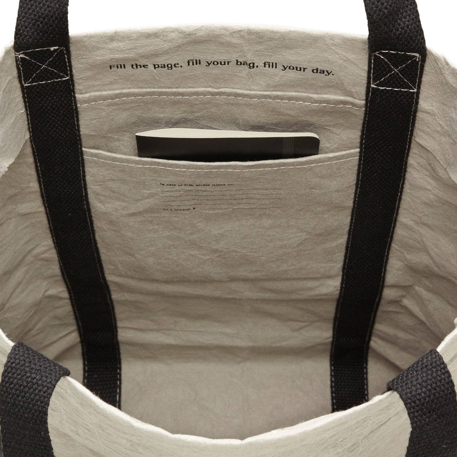 MOLESKINE Shopper, Go Shopper - aus Papier - personalisierbar - Liniert - Elfenbeinweiß