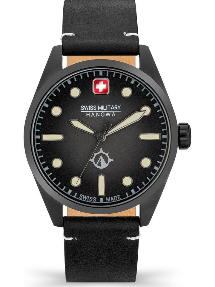 Swiss Military Hanowa Quarzuhr Swiss Military Hanowa Herren-Uhren Analog  Quarz, Klassikuhr, Swiss Military Hanowa Herrenuhr Mountaineer