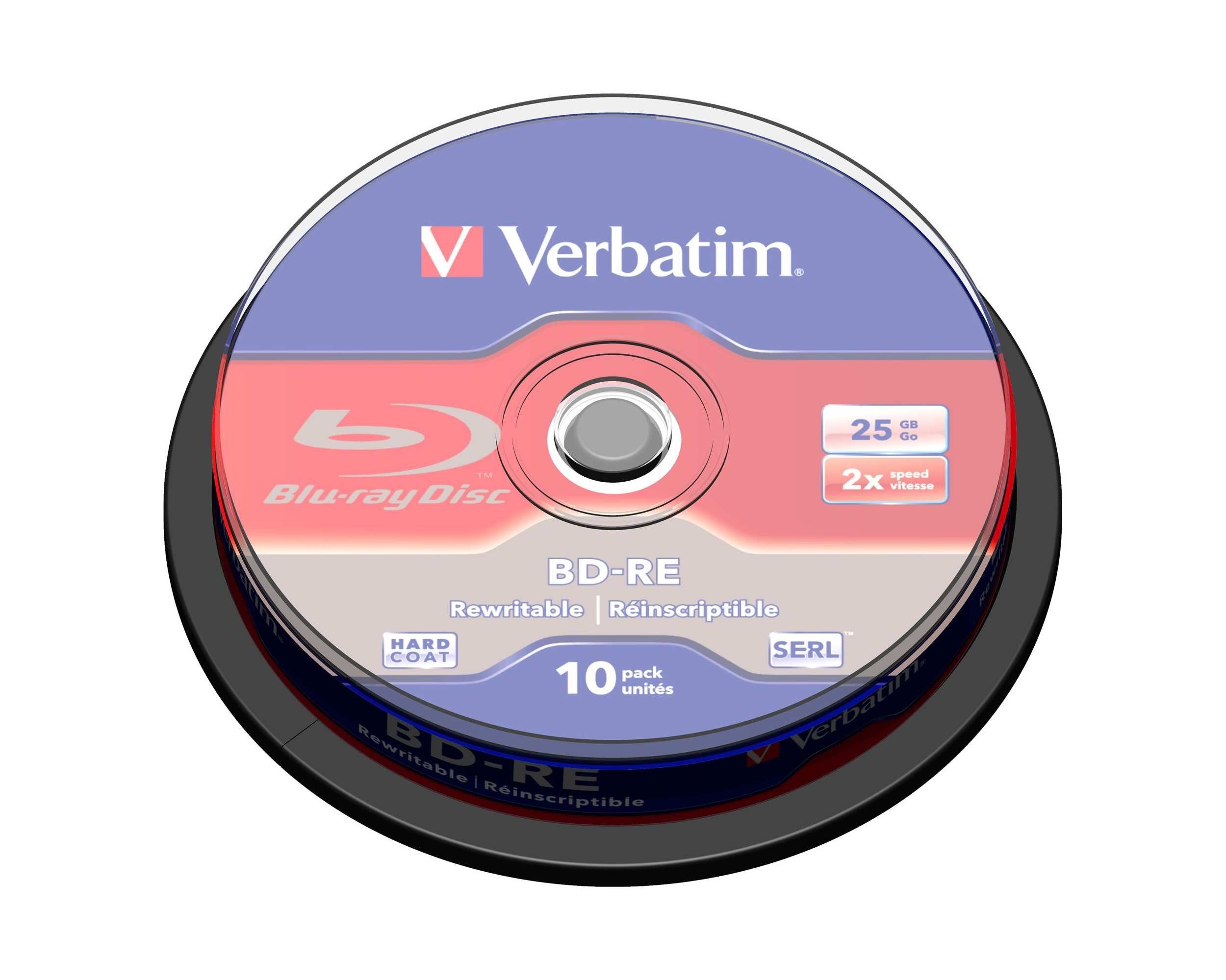 Verbatim BluRay BDRE 25GB 2x JC 10 PC kaufen OTTO