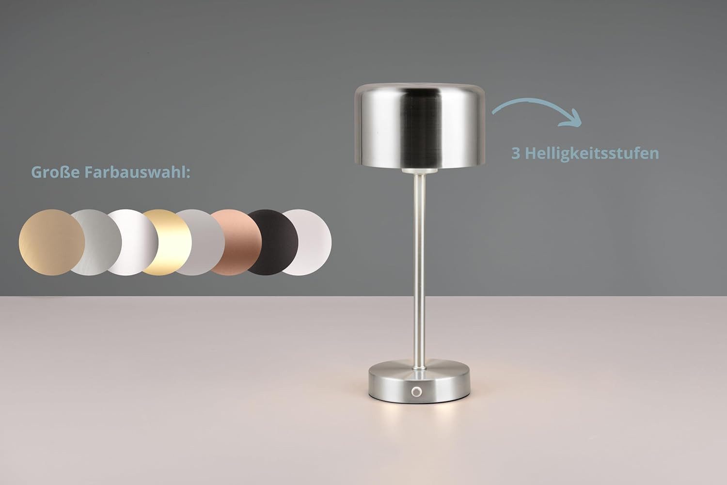 lightling LED Tischleuchte Julien, Touchfunktion, LED fest integriert, Warm günstig online kaufen