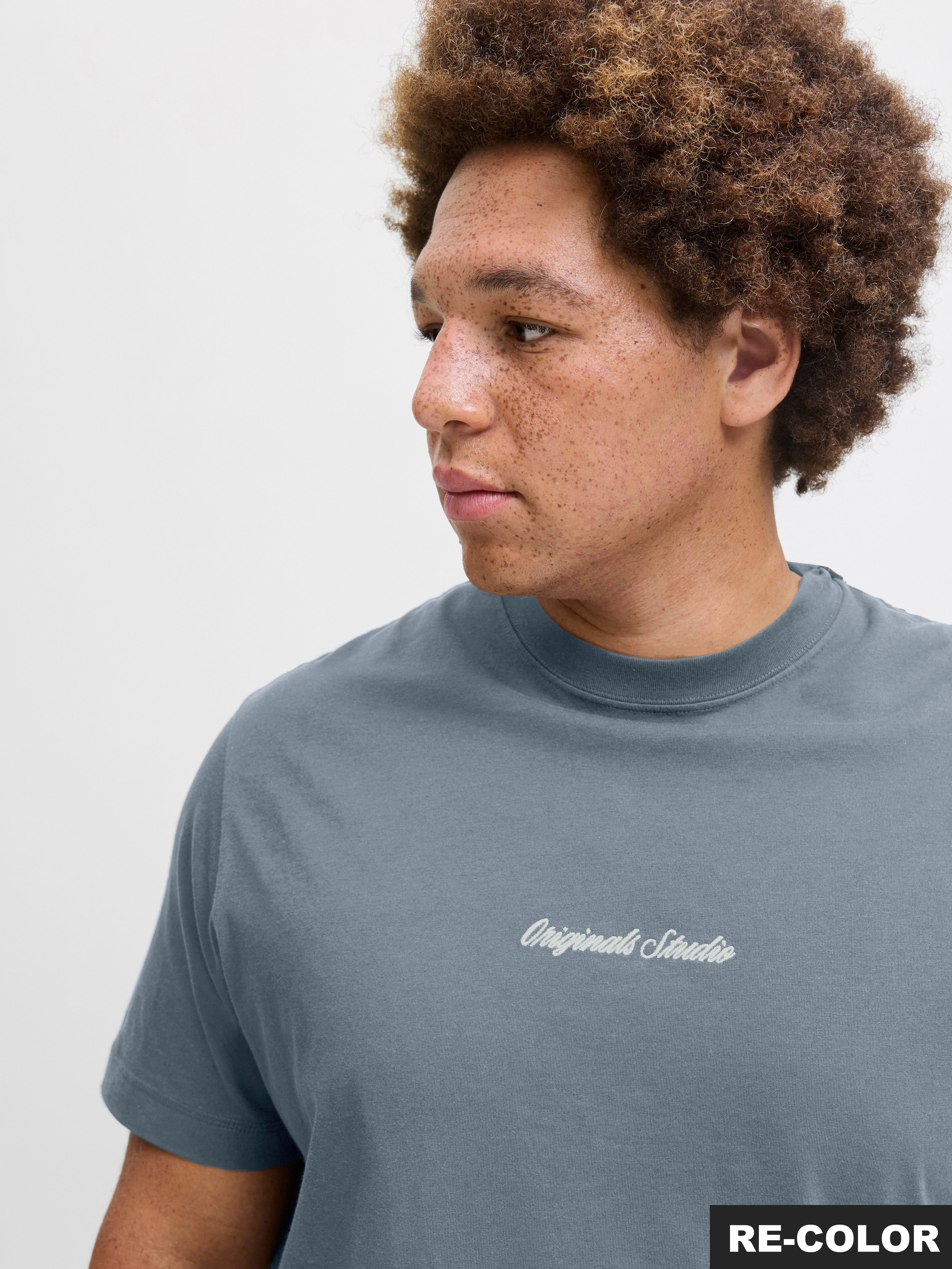 Jack & Jones PlusSize T-Shirt JORNORREBRO EMB TEE SS CREW NECK PLS