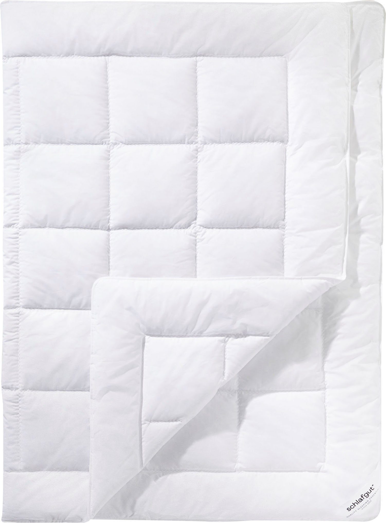 Schlafgut Microfaserbettdecke Pure, Bettdecke in 135x200 cm und weiteren Größen, für Sommer oder Winter