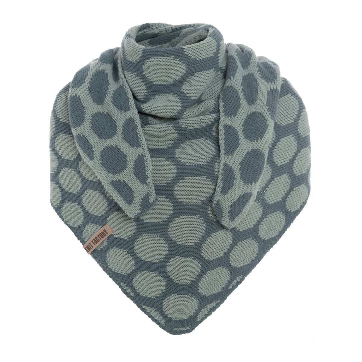 Knit Factory Strickschal Liva Dreiecksschal Laurel/Stone Green, (1-St), Sch günstig online kaufen