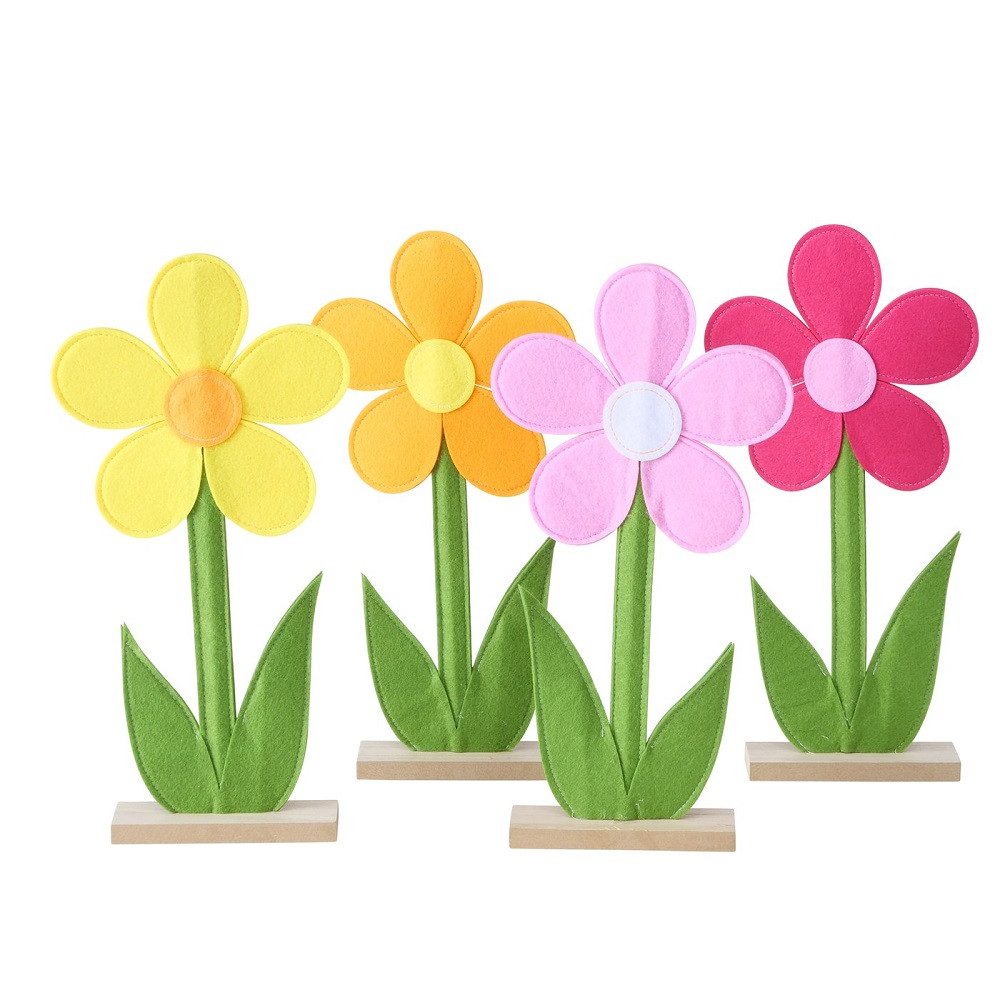 Dekoobjekt Dekoaufsteller Larina Blume 4 Ausfürungen H 42cm Stückpreis