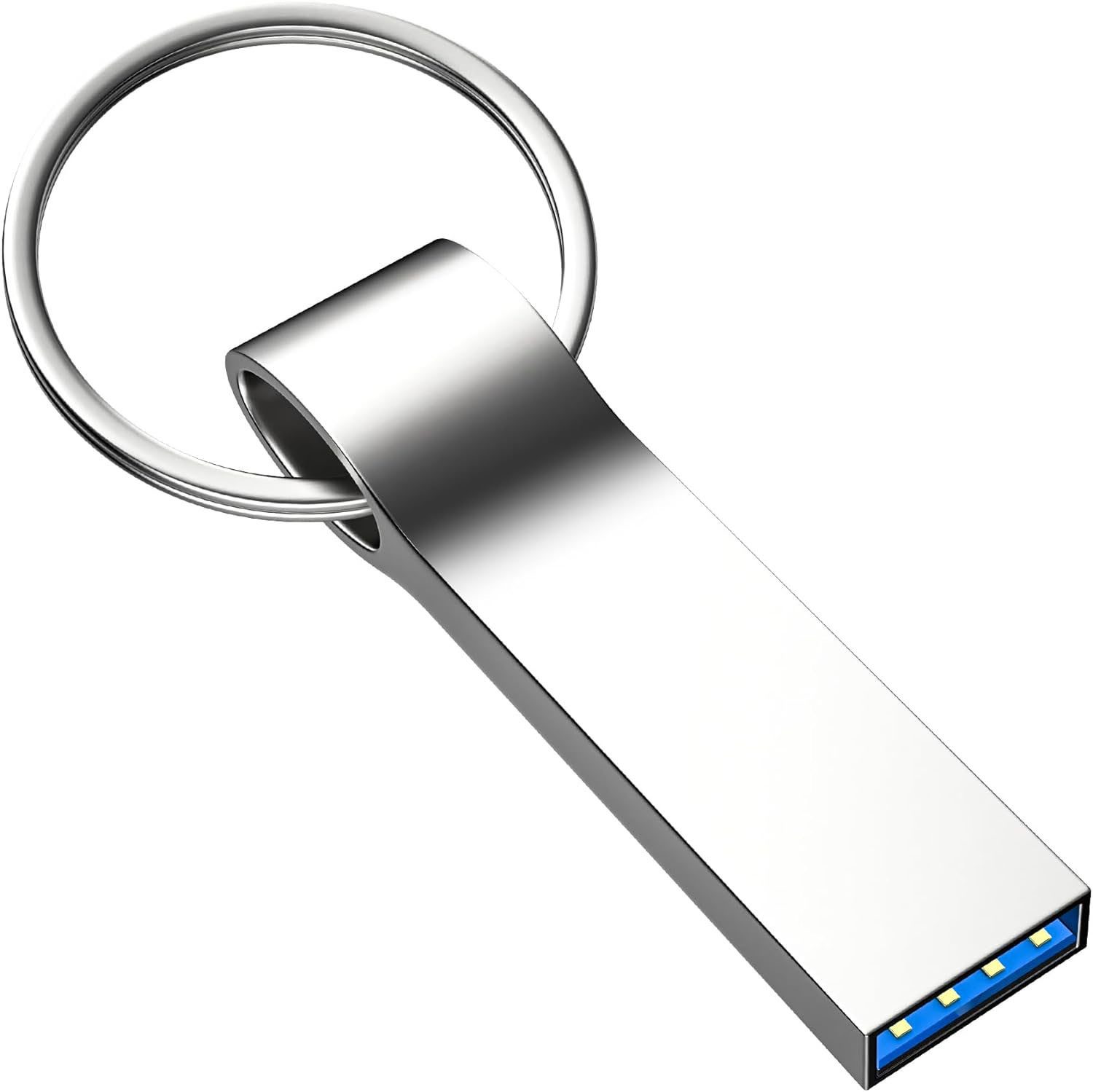 Haiaveng Usb Stick 3.0 64GB Große Metall Tragbar USB Flash Drive USB-Stick (USB 3.0, mit Schlüsselanhänger Memory Stick für Computer/PC/Laptop/Tablet)