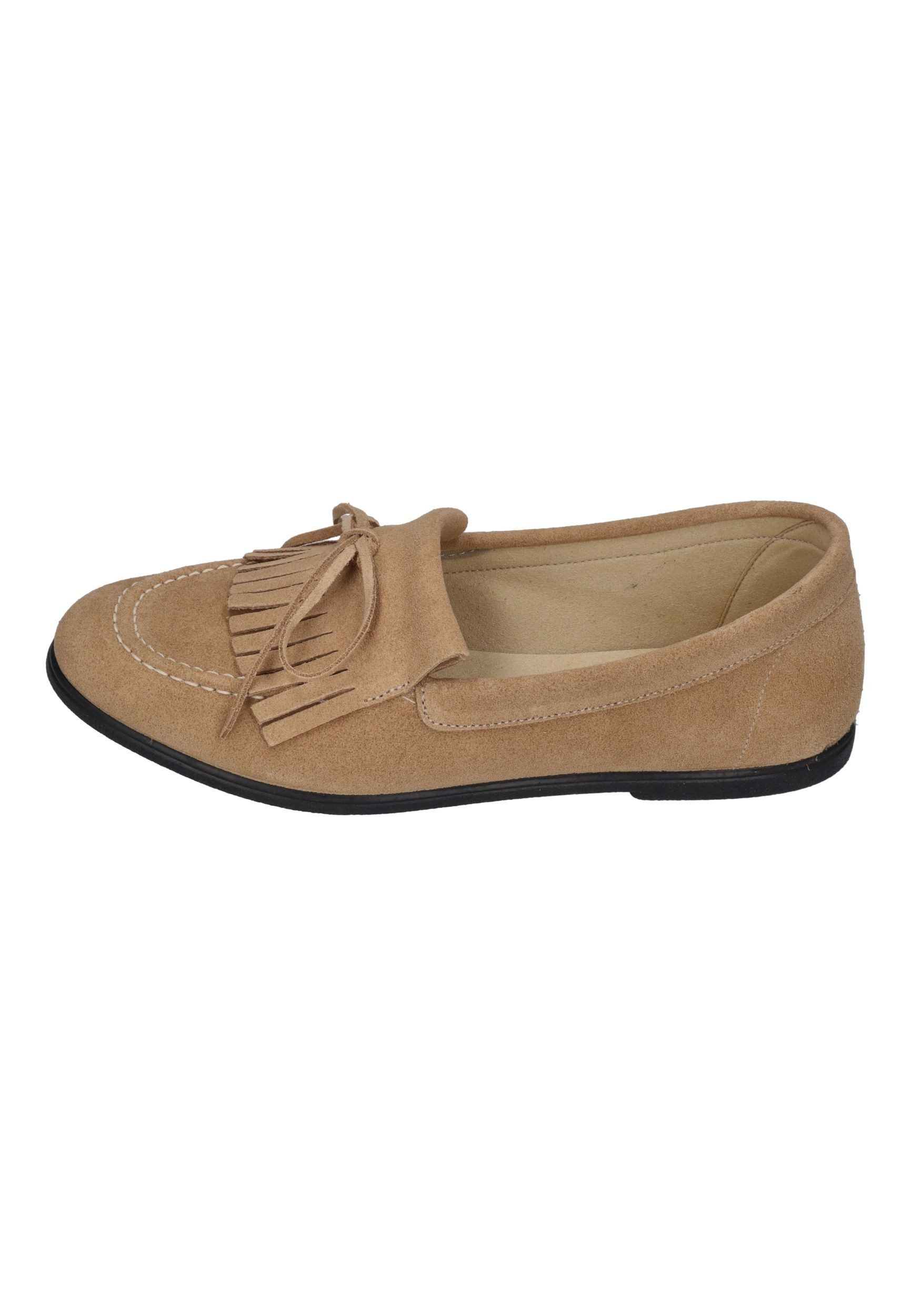 espadrij l´originale MOCASSIN VELOUR Schnürschuh tan clair