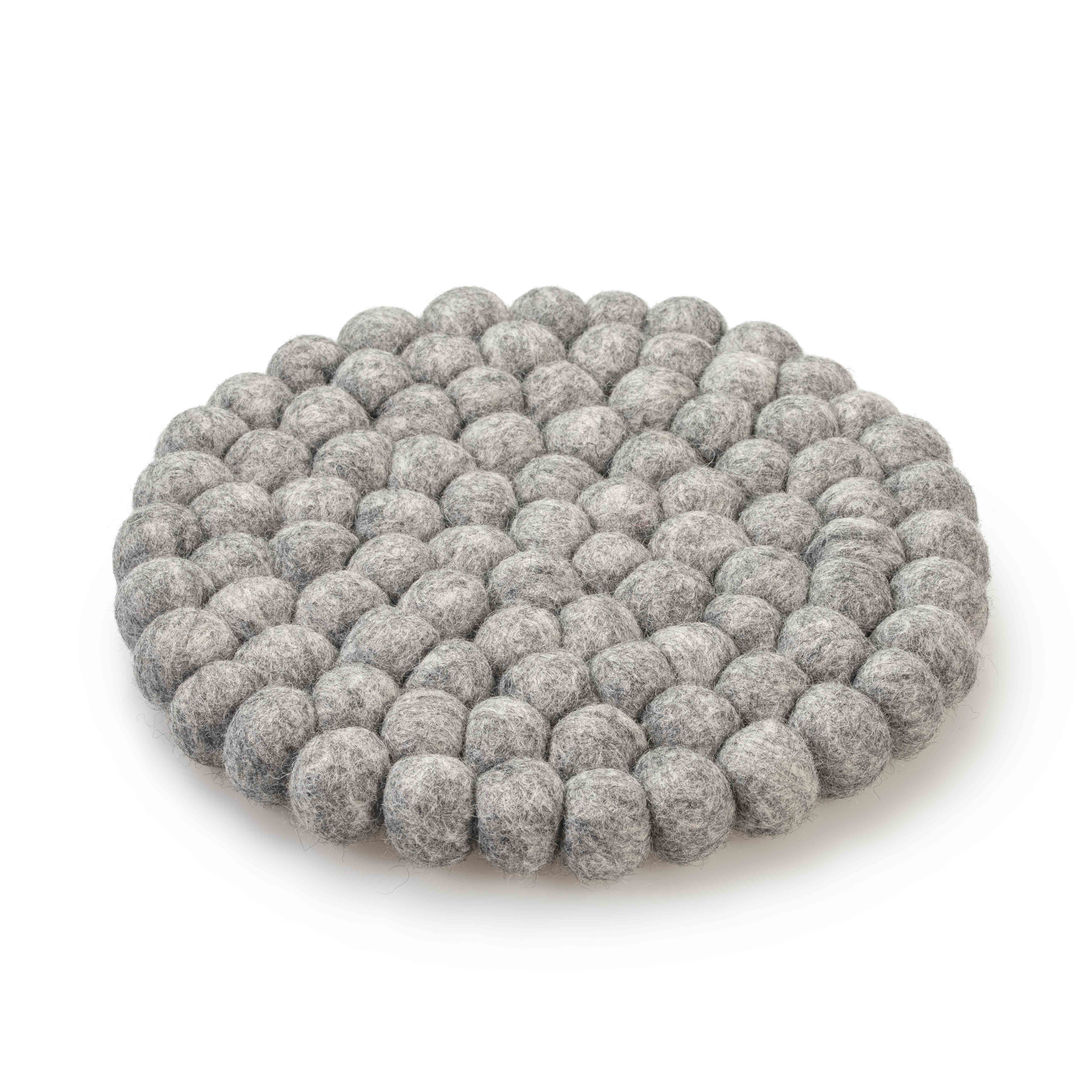 naturling Подставка Filz Untersetzer, Zubehör für Topf, Kannen, Vasen, Tisch uvm -, 2cm hohe Filzkugeln