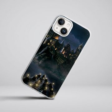 DeinDesign Handyhülle Hogwarts by Night, Apple iPhone 14 Silikon Hülle Bumper Case Handy Schutzhülle