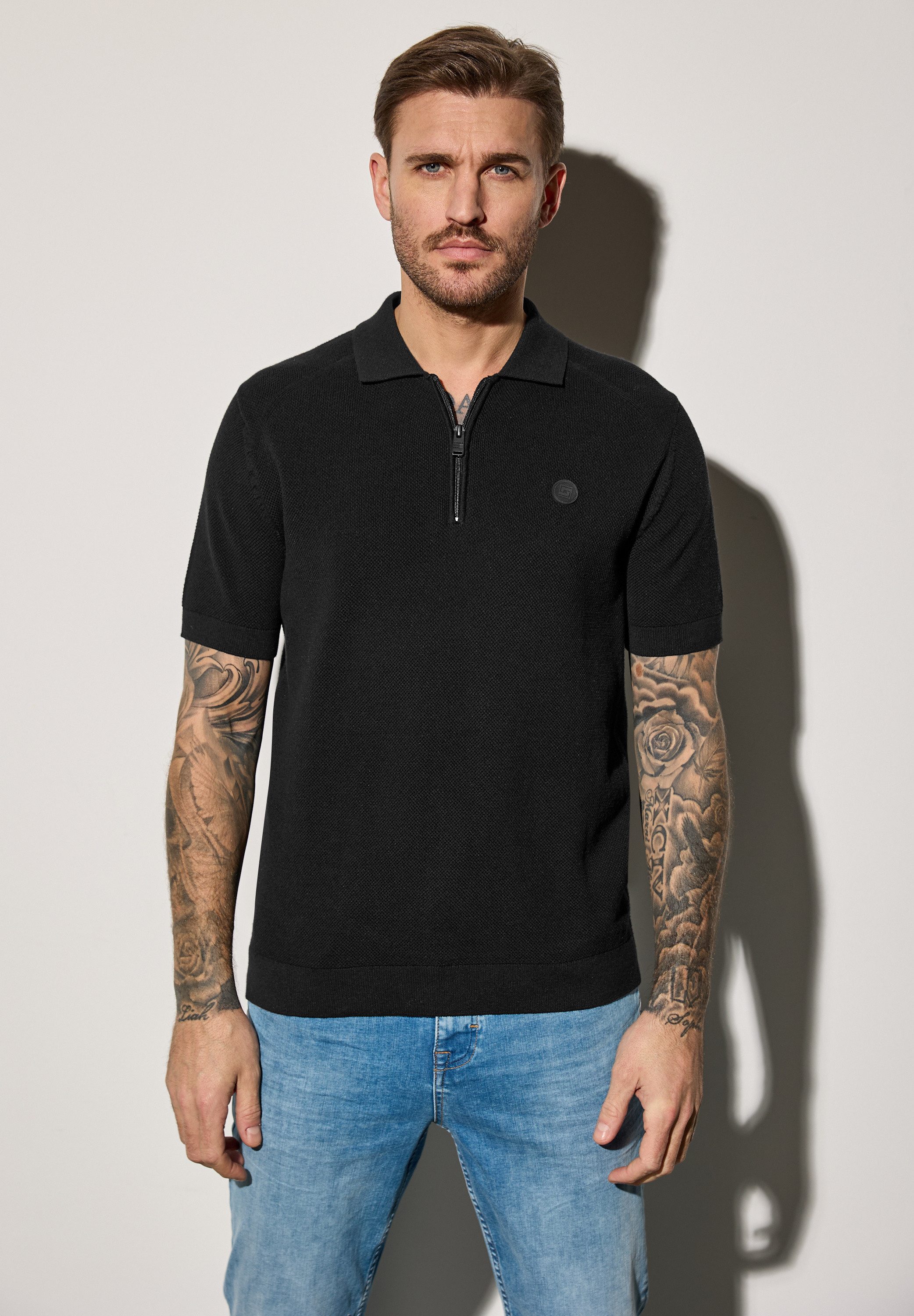 STREET ONE MEN Poloshirt im soften günstig online kaufen