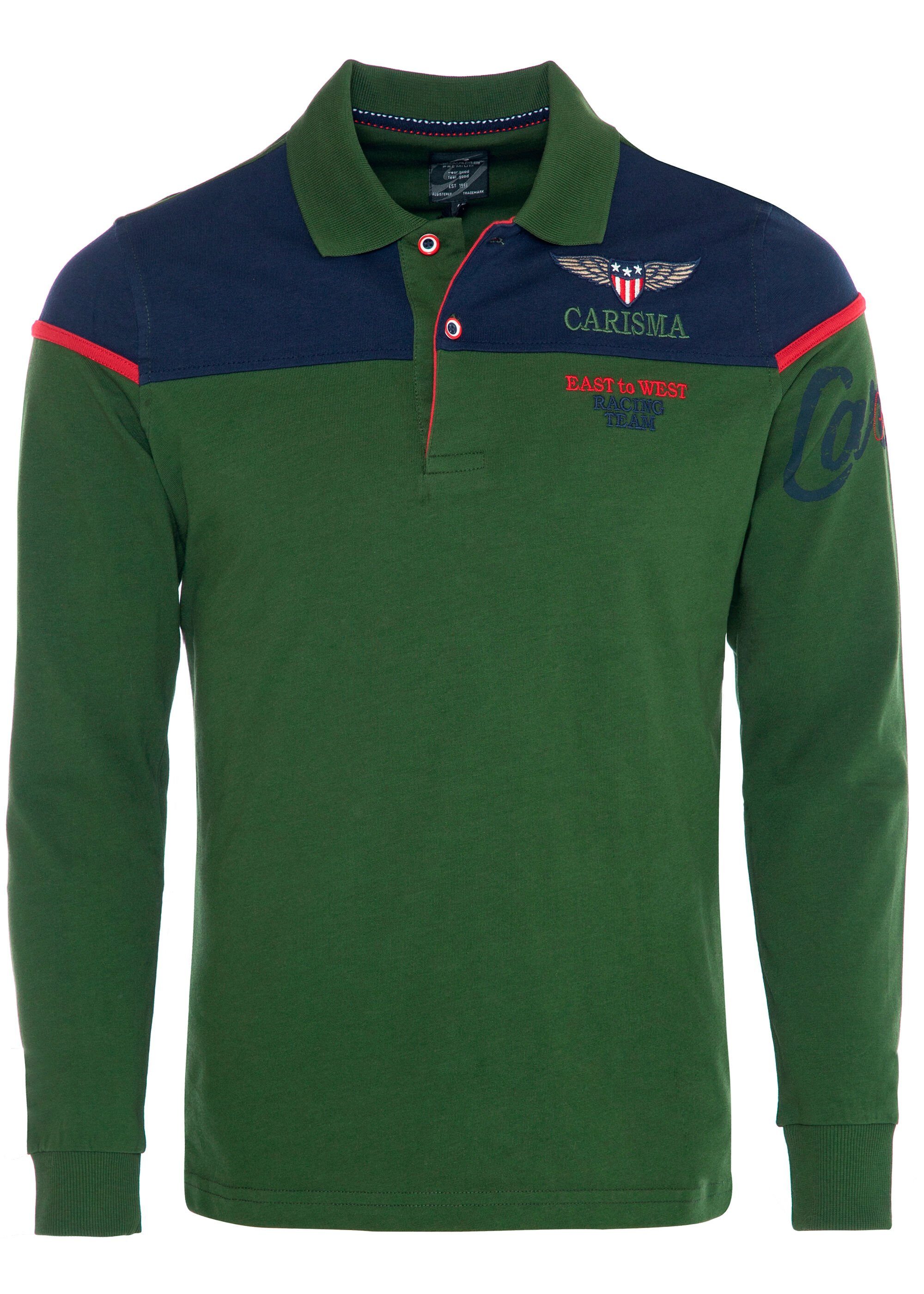 CARISMA Poloshirt (1-tlg) mit Stickerei Rugby günstig online kaufen