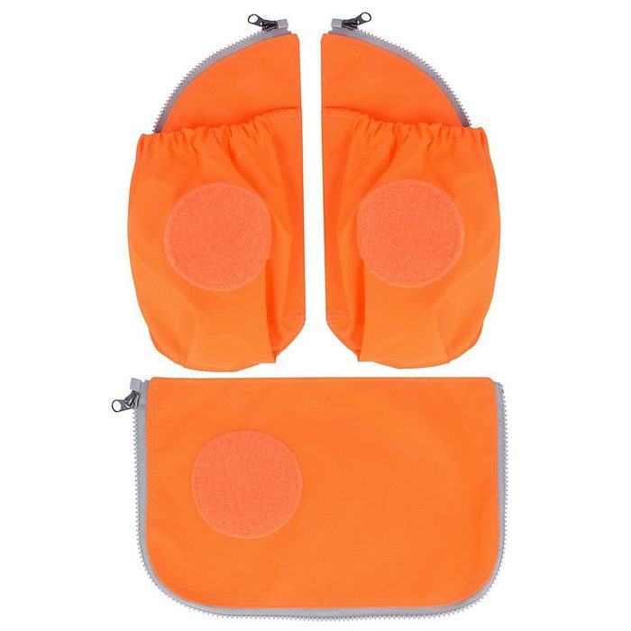 ergobag Schulranzen cubo/cubo light Seitentaschen-Zipset orange