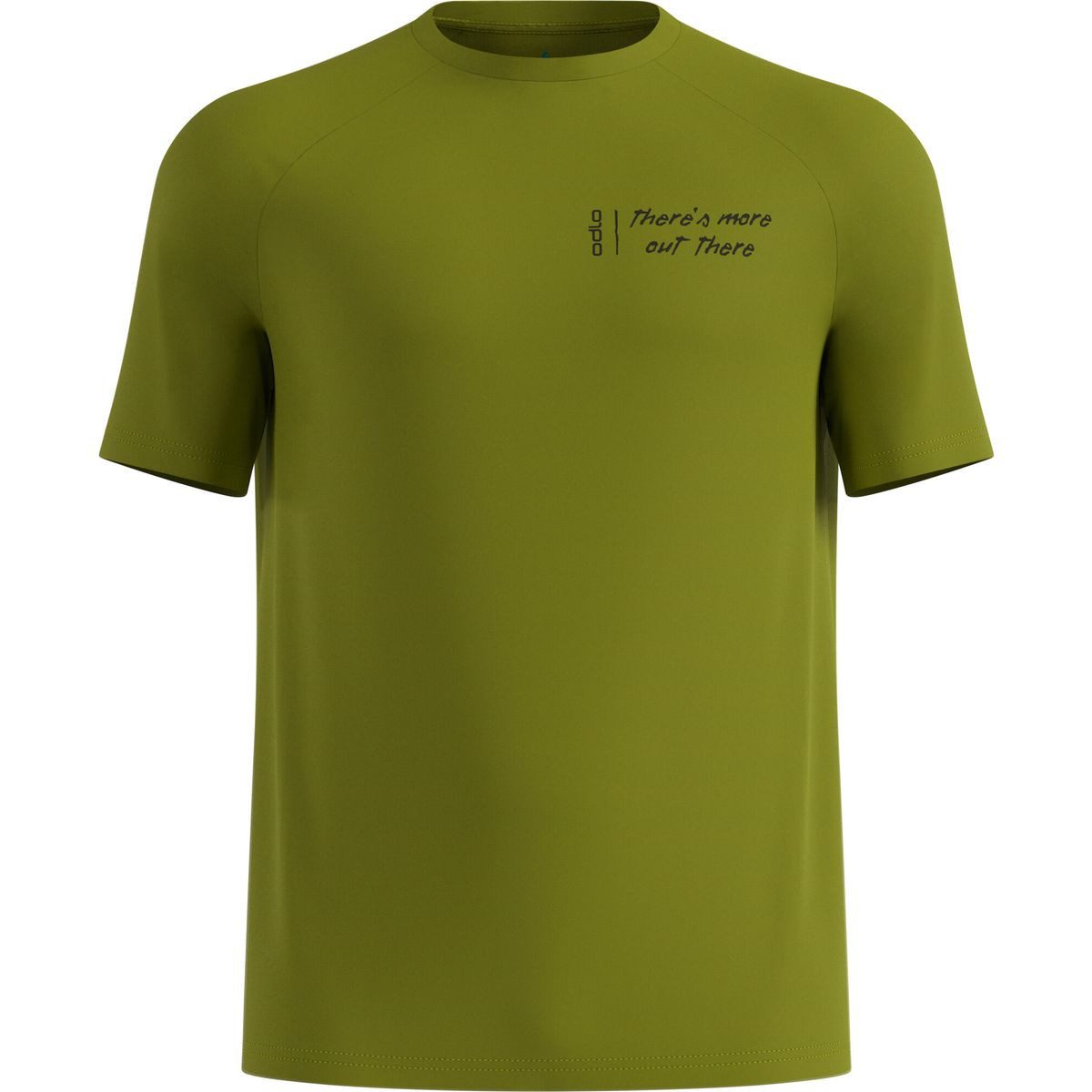 Odlo Kurzarmshirt The Essentials Print Running T-shirt Leichtes, schnelltrocknendes Shirt aus recyceltem Polyester mit