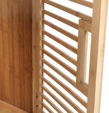 axentia Waschbeckenunterschrank Waschbeckenunterschrank, Bambus Maße: ca. 60 x 58 x 30 cm
