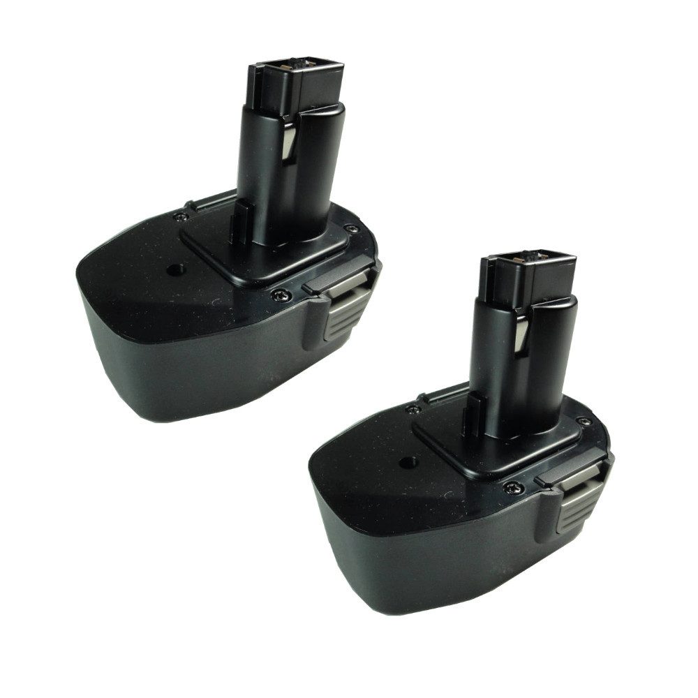 Trade-Shop 2x Akku passend für Black&Decker PS140 PS140A A9262 SL1 3YD A9267 Akku Ni-MH 2000 mAh (14,4 V)