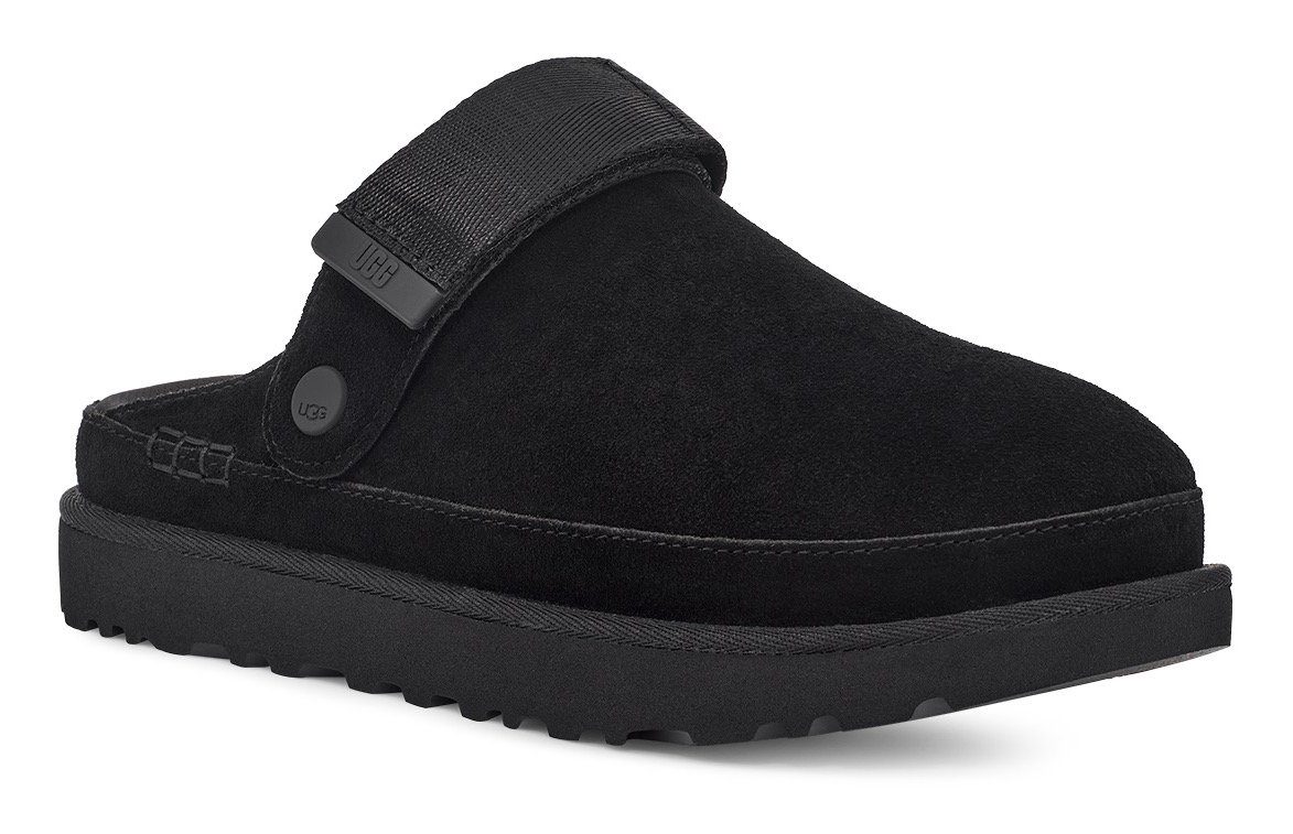 UGG Unisex W GOLDENSTAR CLOG Clog Homeslippers, Plateauschuh, Mule mit schw günstig online kaufen