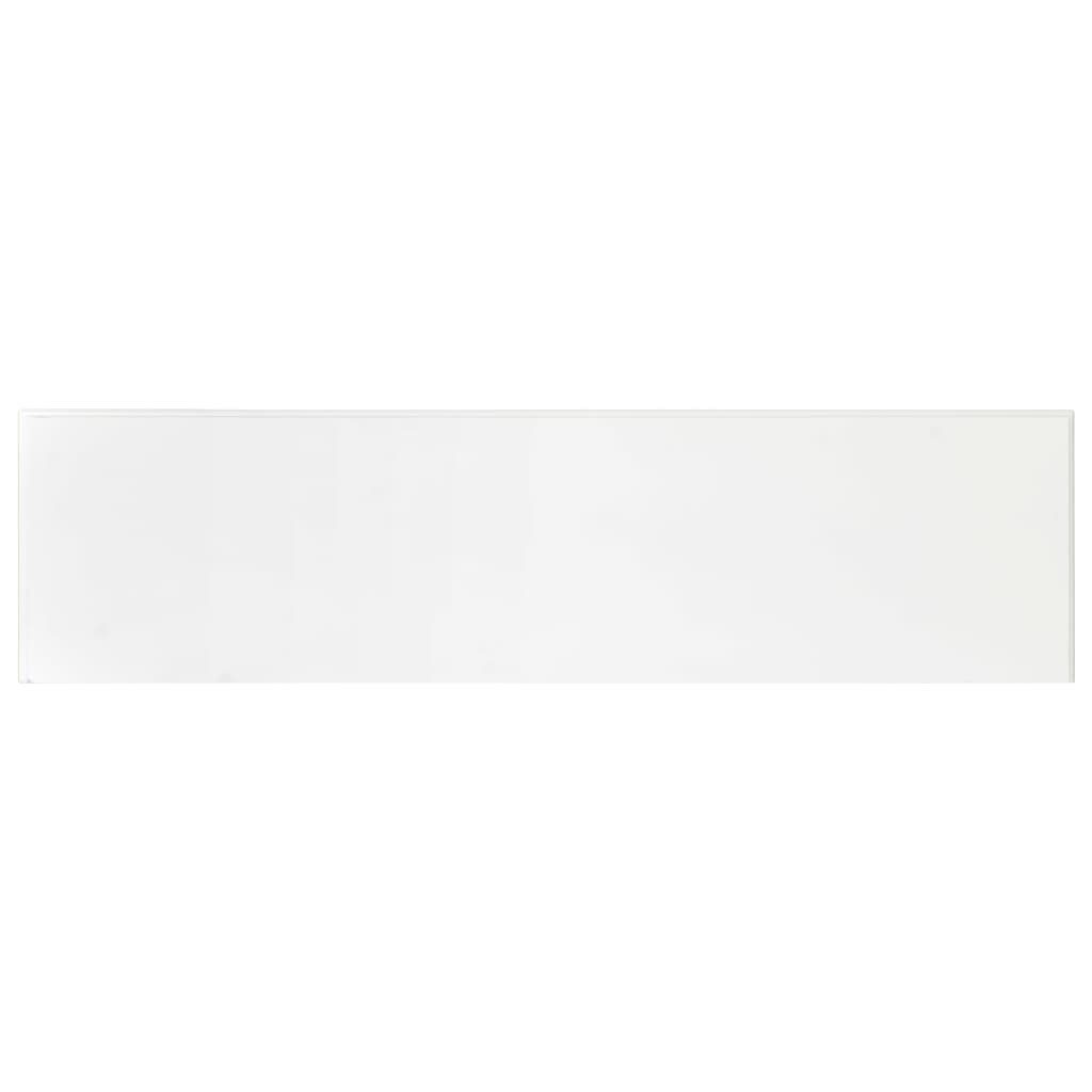 vidaXL Laptoptisch | (1-St) Weiß Weiß Konsolentisch 110x30x76cm Weiß Holzwerkstoff